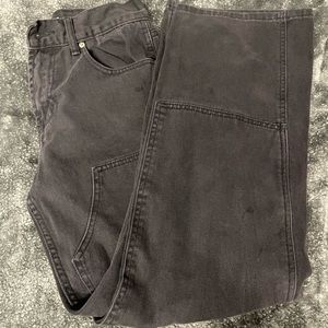 Black Pacsun Splat Patterned Cargo Pants
